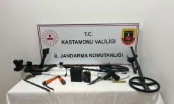 Kastamonu'da izinsiz kazıya suçüstü: 4 şahıs gözaltına alındı!