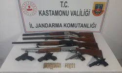 Kastamonu'da jandarmadan operasyon: Silah ele geçirildi!