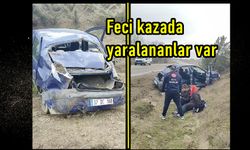 Kastamonu'da otomobil takla attı: Yaralılar var!