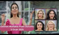 Gelinim Mutfakta Puan Durumu 3 Ocak 2025: Gelinim Mutfak kim elendi? Gelinim Mutfak kim birinci oldu, altını kim aldı?