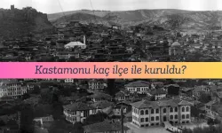 Kastamonu kaç ilçe ile kuruldu?