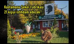 Kastamonu Şeker Fabrikası 21 kişi istihdam edecek