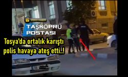 Tosya'da ortalık karıştı: Polis havaya ateş açtı! (görüntülü haber)