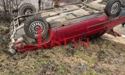 Kastamonu'da feci kaza: Takla atan otomobilde 1 yaralı var!