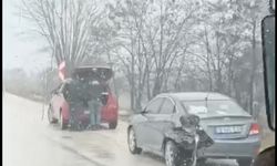 Kastamonu Kuru Benzinlik Kavşağında kaza (görüntülü haber)