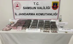 Samsun'da binlerce hapla yakalandı