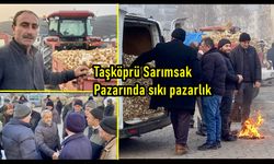 Taşköprü Sarımsak Pazarında soğuk havada sıcak pazarlık: Taşköprü'de sarımsak fiyatları ne kadar?