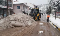 Hanönü'de karla mücadele seferberliği!