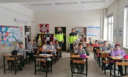 Kastamonu'da miniklere hayati trafik dersi!