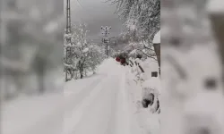 Kastamonu'nun köyünde yollar açıldı