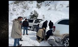 Kastamonu'da yolda kalanların imdadına Genel Sekreter Nida Sinsi yetişti