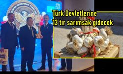 Taşköprü'den Türk Devletlerine 13 tır sarımsak gidecek