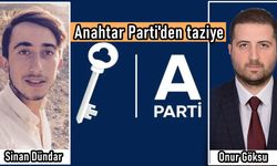 Anahtar Parti'den Sinan Dündar için taziye mesajı