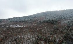 Kastamonu’da sonbahar ve kış aynı karede (görüntülü haber)