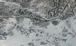 Kastamonu'da büyüleyici kar manzarası!