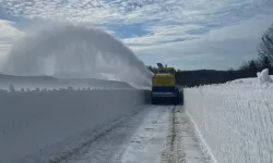 Kastamonu’da karla mücadele: Binlerce kilometre yol açıldı!