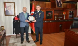 Kastamonu'da teşkilatına 32 yıl hizmet eden bekçiye plaket takdim edildi!