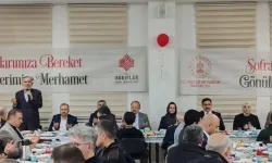 Kastamonu'nun ilçesinde geniş katılımlı iftar sofrası kuruldu