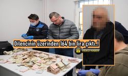 Zabıta şaştı kaldı: Dilencinin üzerinden tam 164 bin lira çıktı (görüntülü haber)