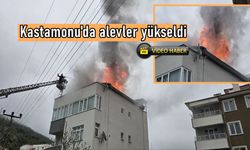 Kastamonu'da alevler yükseldi: Korkutan yangın (görüntülü haber)
