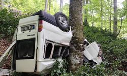 Kastamonu’da feci kaza: Devrilen minibüste çok sayıda yaralı var