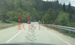 Kastamonu-Cide yolunda tehlike: Sürücüleri zora sokuyor!