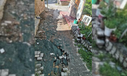 Kastamonu'da bozulan parke taşları aylardır onarılmadı!