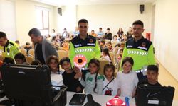 Kastamonu'nun ilçesinde öğrencilere trafik eğitimi verildi