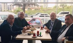 Kastamonu’da önemli buluşma: Tahsin Babaş ve Galip Vidinlioğlu aynı masada