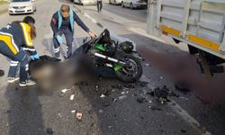 Terminal kavşağında feci kaza: Motosiklet sürücüsü hayatını kaybetti