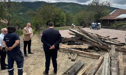 Kastamonu Çatören Köyü'nde yangın: AK Parti'den yangın mağdurlarına destek ziyareti