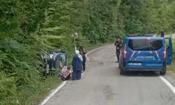 Kastamonu’da otomobil takla attı
