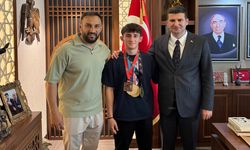 Ülkü Ocakları Genel Başkanı Yıldırım’dan Taşköprülü şampiyon sporcuya destek