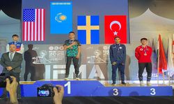 Taşköprülü Milli Sporcu Hamza Eren Göksu, dünya üçüncüsü oldu