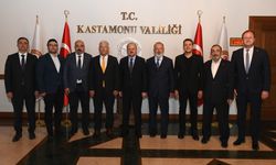 Türk Veteriner Hekimleri Birliği Başkanı Ali Eroğlu'dan, Kastamonu Valisi Dallı’ya ziyaret
