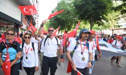 Kastamonu'da 4 gün sürdü: 95 kilometrelik yol kat ettiler! Yürüyüş sona erdi