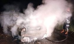 Kastamonu'da korkutan anlar: Seyir halindeki araçta yangın çıktı!