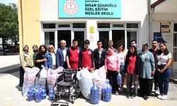 Kastamonu'da mavi kapak kampanyasıyla özel bireylere umut oldular