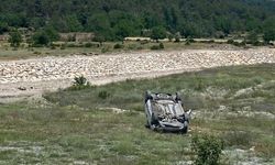 Kastamonu-Karabük yolunda feci kaza: Otomobil çaya uçtu