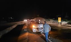Otomobil kontrolden çıktı, yolculuk kabusa döndü