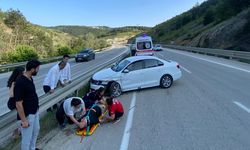 Kastamonu Oyrak mevkiinde korkutan kaza: Şanslı sürücüye anında müdahale!