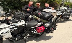 Polonyalı motosiklet tutkunları Çatalzeytin'de mola verdi
