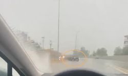 Kastamonu'da su birikintisi kaza yaptırdı (görüntülü haber)