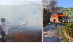 Kastamonu’da feci yangın: 1 ev kül oldu, 1 eşekte can verdi!