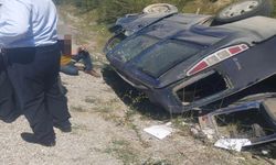 Son dakika! Kastamonu'da mıcırlı yolda takla attı: Ölümden döndü!