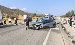 Kastamonu'da otomobil kanala düştü: Yaralılar var!
