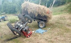 Kastamonu'da feci kaza: Traktörün altında kaldı!