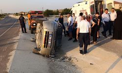 Taşköprü'de feci kaza: Araç devrildi, 1 kişi araçta sıkıştı!