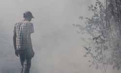 30 dönüm alanda çıkan yangında 1 kişi yaralandı