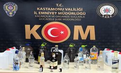 Kastamonu’da Kaçak Alkol Operasyonu!